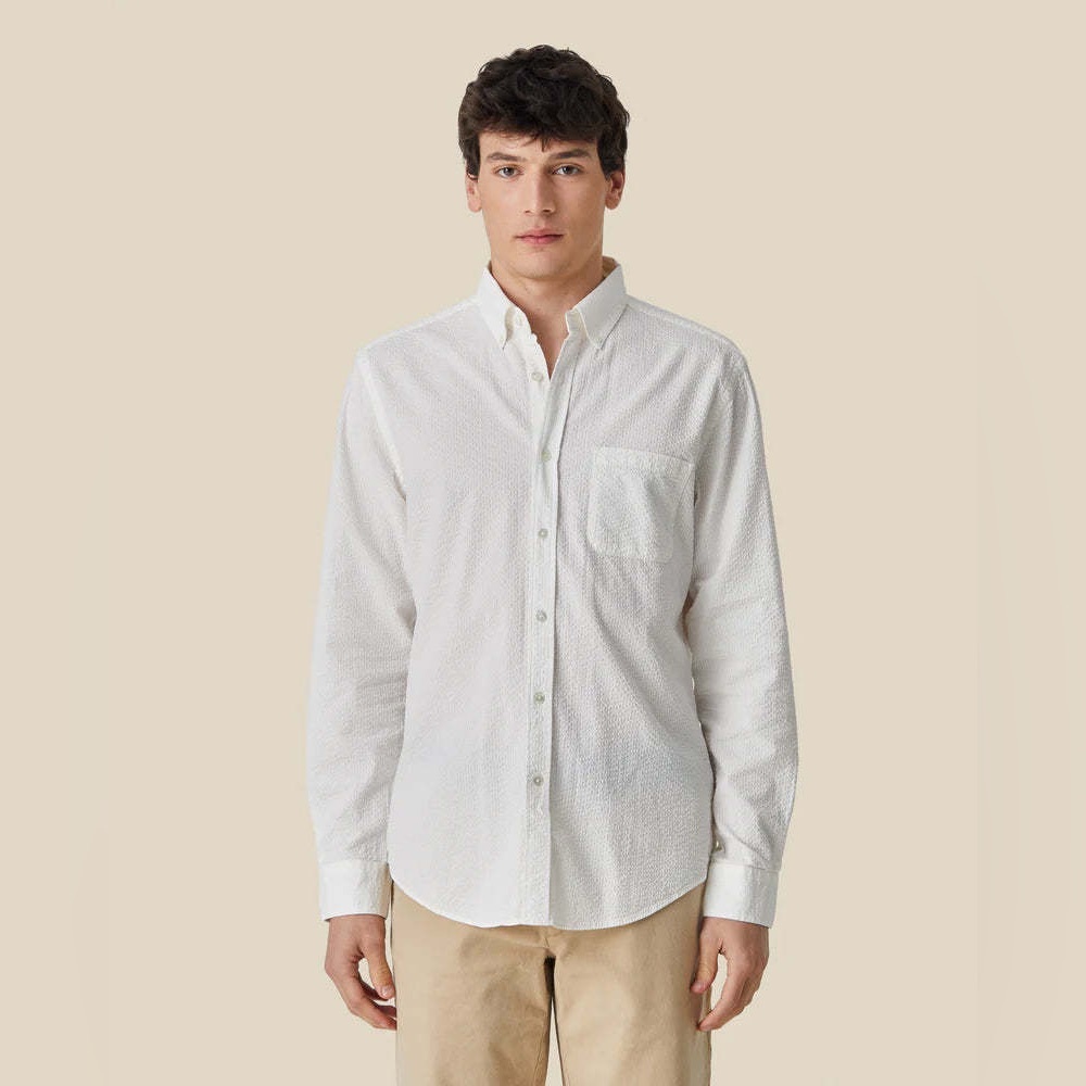 Portuguese Flannel - Seersucker Shirt - Atlantico - Picture 5 of 5